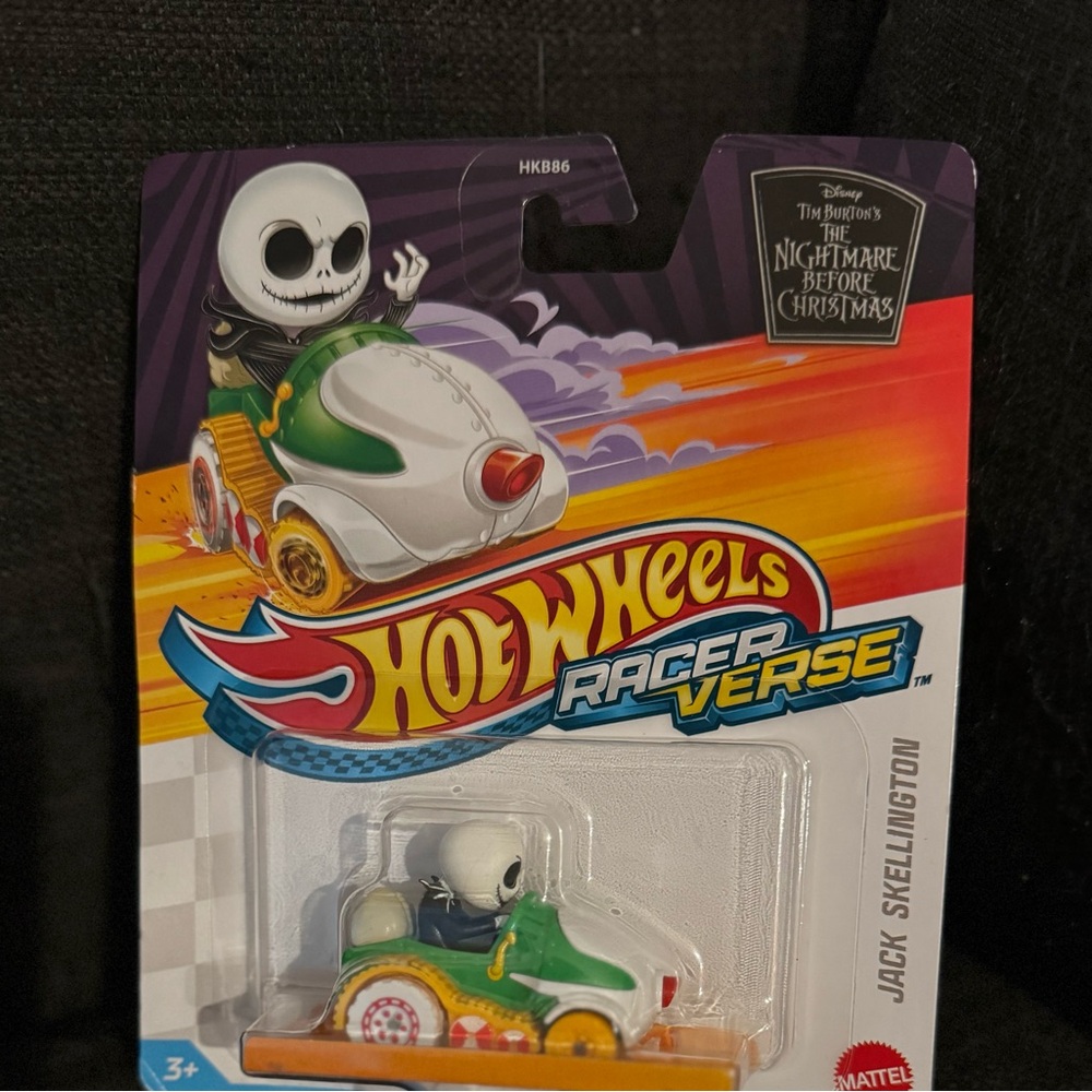Hot Wheels Racer Verse Jack Skellington Toy - Picture 2 of 5